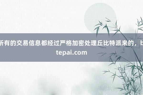 所有的交易信息都经过严格加密处理丘比特派来的，bitepai.com