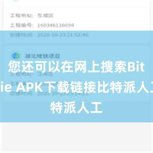 您还可以在网上搜索Bitpie APK下载链接比特派人工