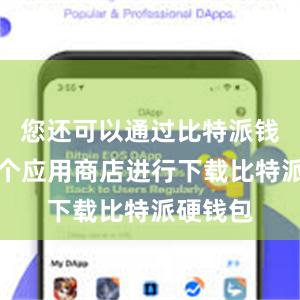 您还可以通过比特派钱包在各个应用商店进行下载比特派硬钱包